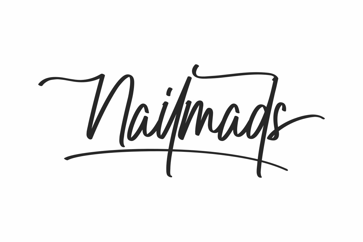 Nailmads Script Font Nailmads Script Font