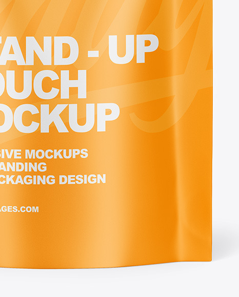 Matte Stand-up Pouch Mockup