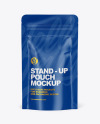 Glossy Stand-Up Pouch Mockup