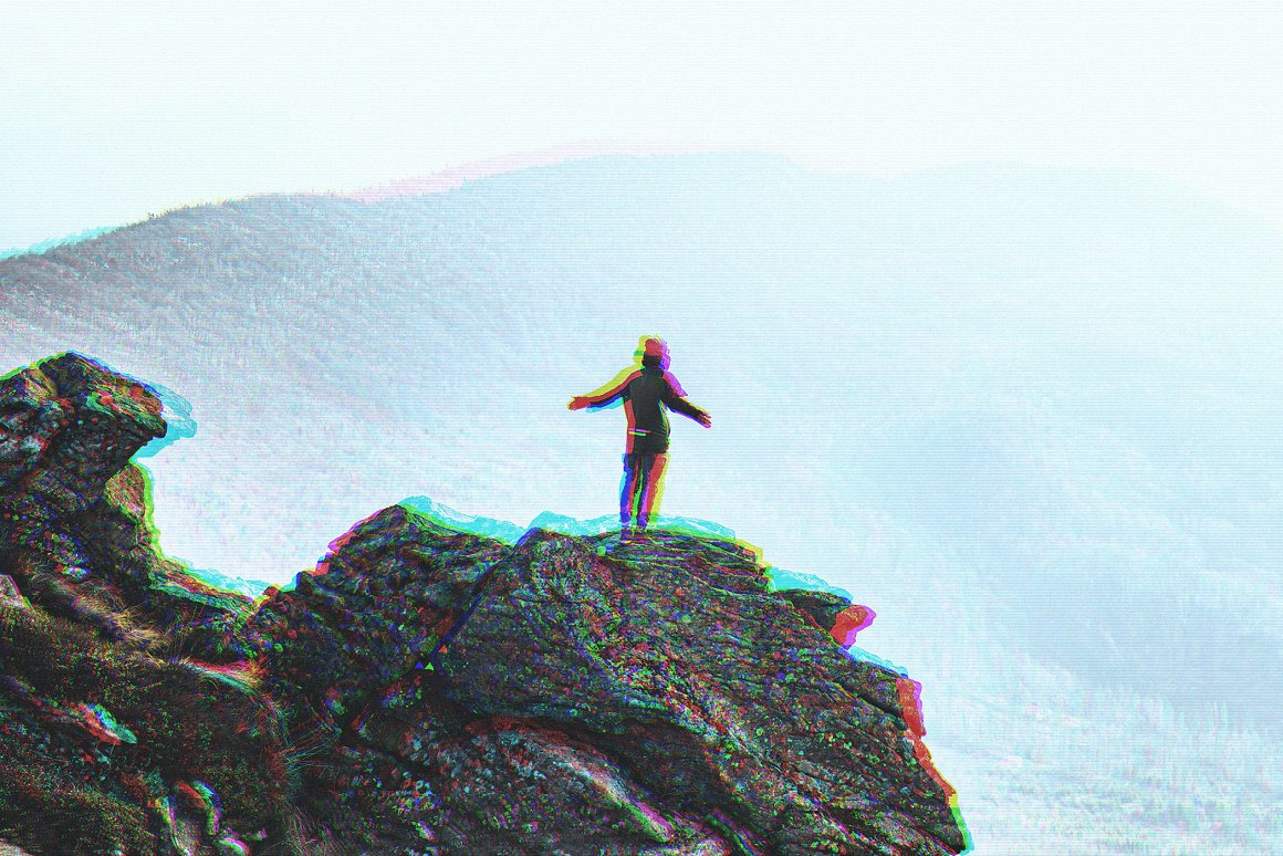 VHS Glitch Effect for Photoshop VHS Glitch Effect for Photoshop