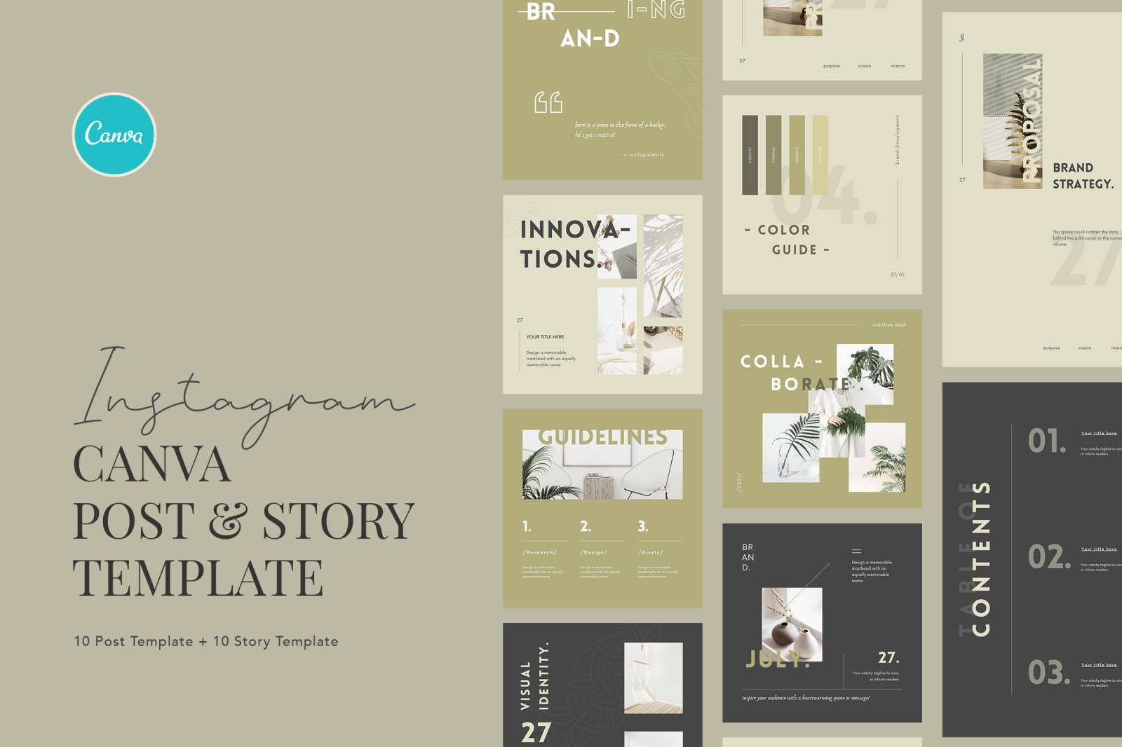 Elegant Brand Strategy Canva