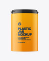 Plastic Jar Mockup