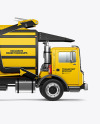 Garbage Truck Mockup - Side View