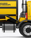 Garbage Truck Mockup - Side View