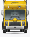 Garbage Truck Mockup - Front View