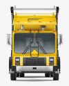 Garbage Truck Mockup - Front View