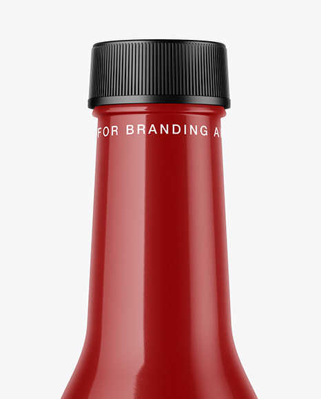 Glossy Bottle Mockup