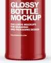 Glossy Bottle Mockup