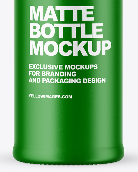 Matte Bottle Mockup