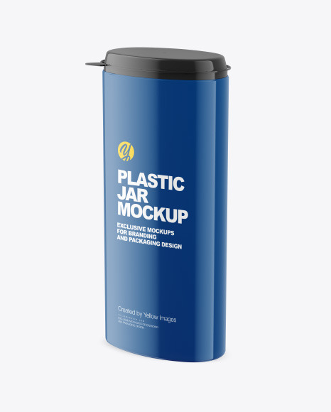 Plastic Jar Mockup