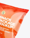 Two Glossy Snack Packages Mockup