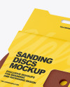 Sanding Discs Mockup