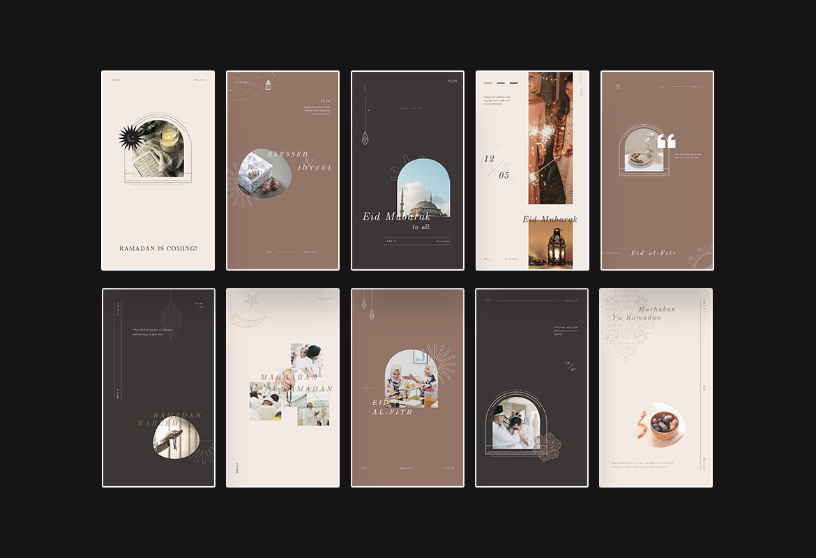 Minimalist Happy Eid Instagram Canva Minimalist Happy Eid Instagram Canva