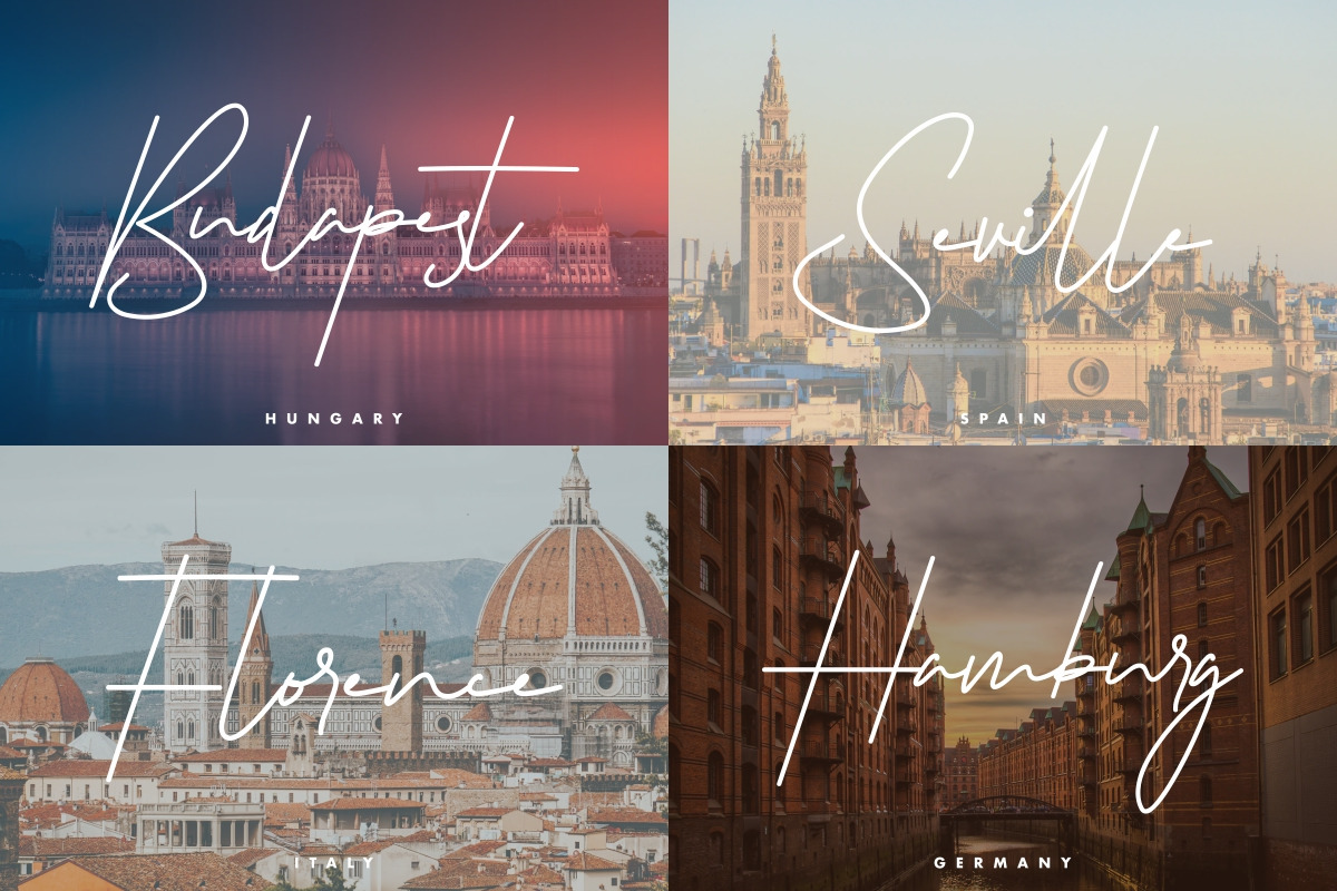 Rutinitas Signature Font