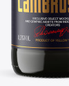 Antique Green Glass Bottle w/ Red Wine Mockup Antique Green Glass Bottle w/ Red Wine Mockup