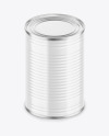 Tin Can with Glossy Finish Mockup