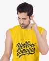 Man in Sleeveless Shirt Mockup