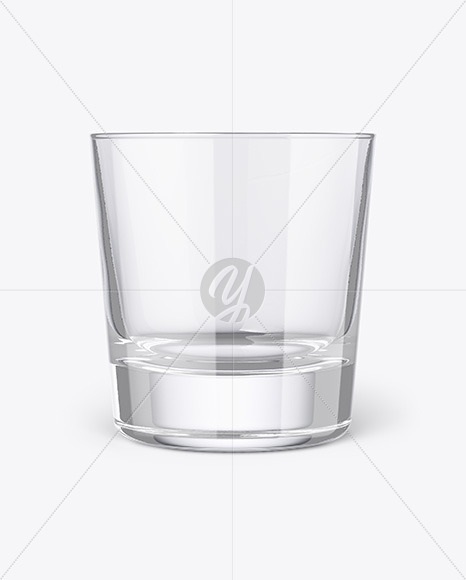 Clear Whisky Tumbler Glass Mockup