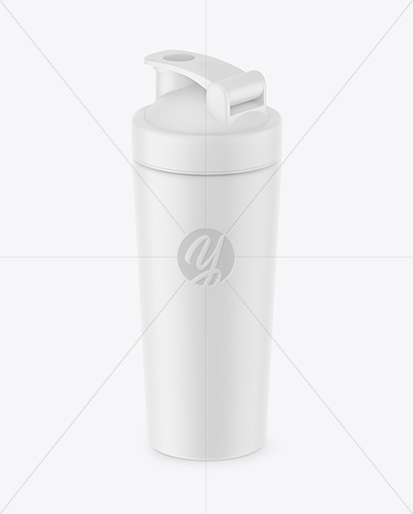 Matte Shaker Bottle Mockup