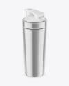 Metallic Shaker Bottle Mockup