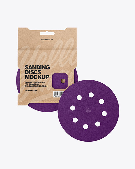 Sanding Discs Mockup