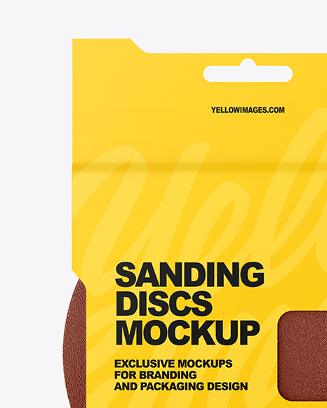 Sanding Discs Mockup