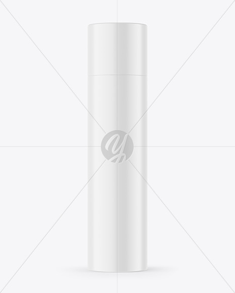 Matte Paper Tube Mockup