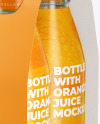 4 Bottles w/ Orange Juice Pack Paper Carrier Mockup