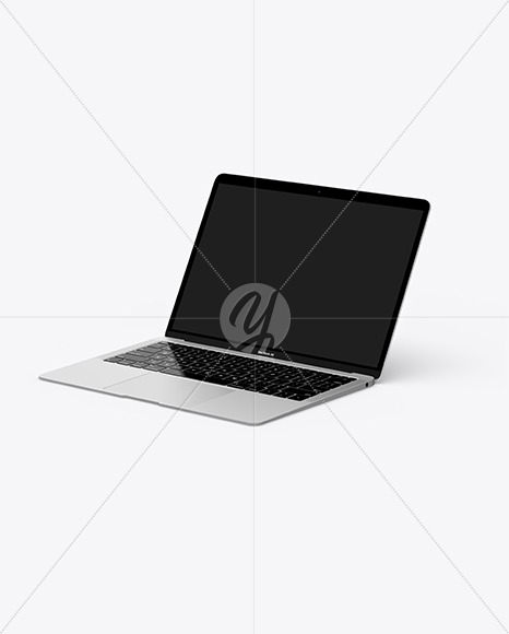 MacBook Air Silver Mockup