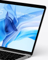 MacBook Air Silver Mockup