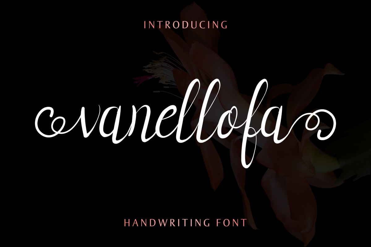 Vanellofa Handwriting Font Vanellofa Handwriting Font