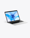 MacBook Air Silver Mockup