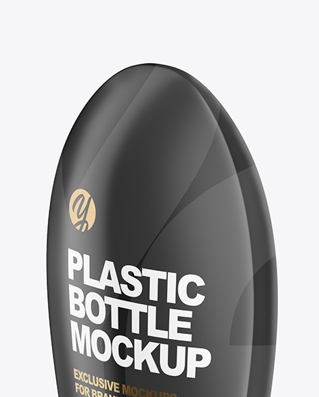 Matte Plastic Bottle Mockup