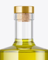 Olive Oil Bottle with Wooden Cap Mockup