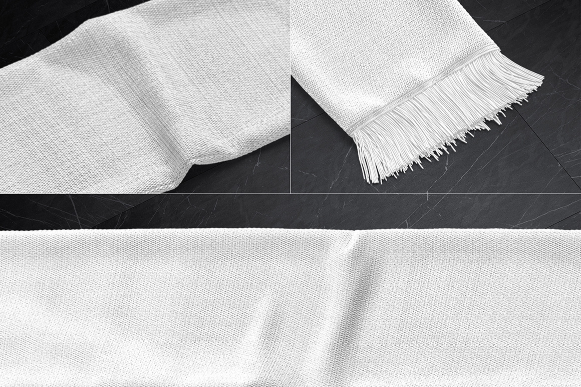 Fan Scarf Mockups Set Fan Scarf Mockups Set