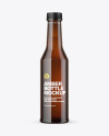 Amber Glass Bottle Mockup Amber Glass Bottle Mockup
