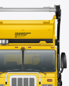 Garbage Truck Mockup - Front View