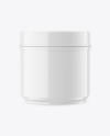 Plastic Glossy Jar Mockup