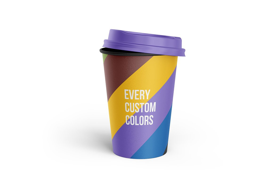 Coffee Cup Mockup - 4 PSD