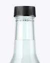 Blue Glass Water Bottle Mockup