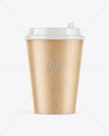 Kraft Coffee Cup Mockup