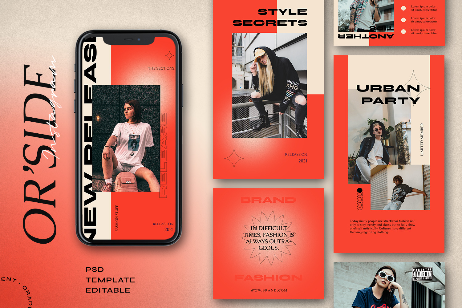 Or'side Instagram Template Or'side Instagram Template
