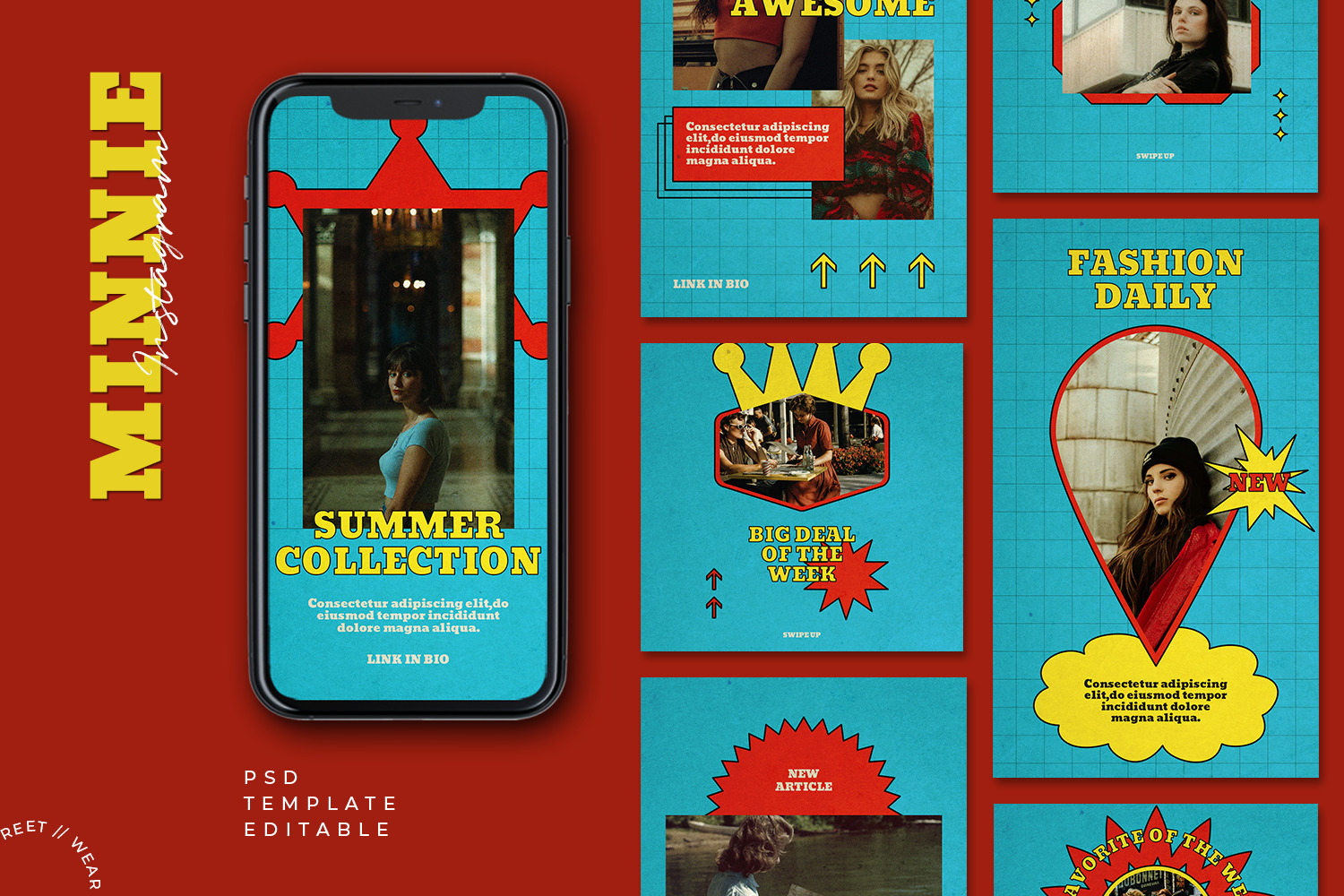 Minnie Instagram Template Minnie Instagram Template