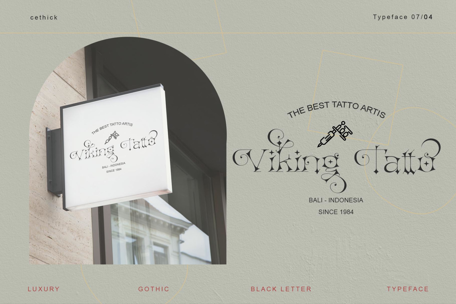 Cethik Font Cethik Font