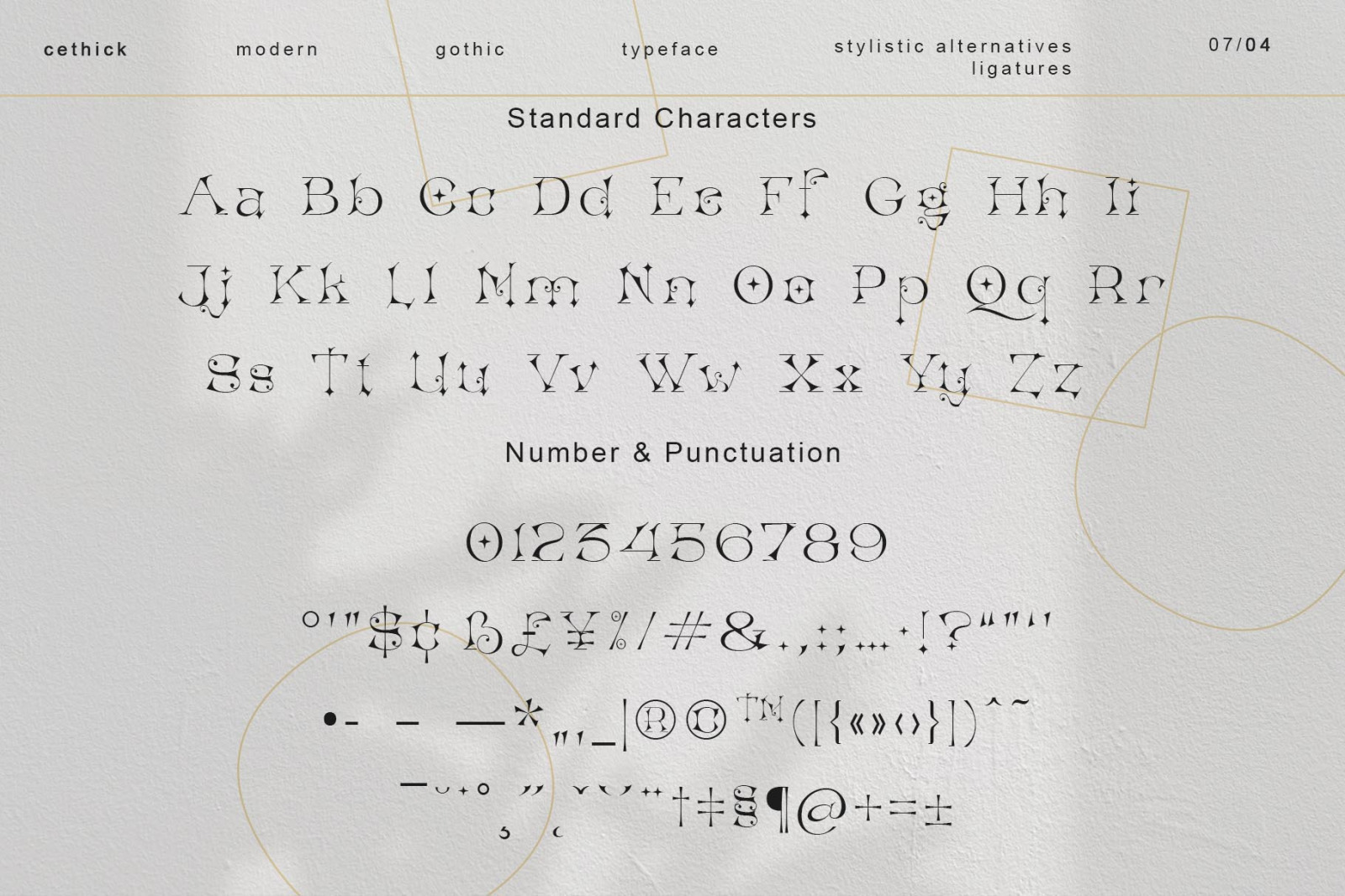 Cethik Font Cethik Font