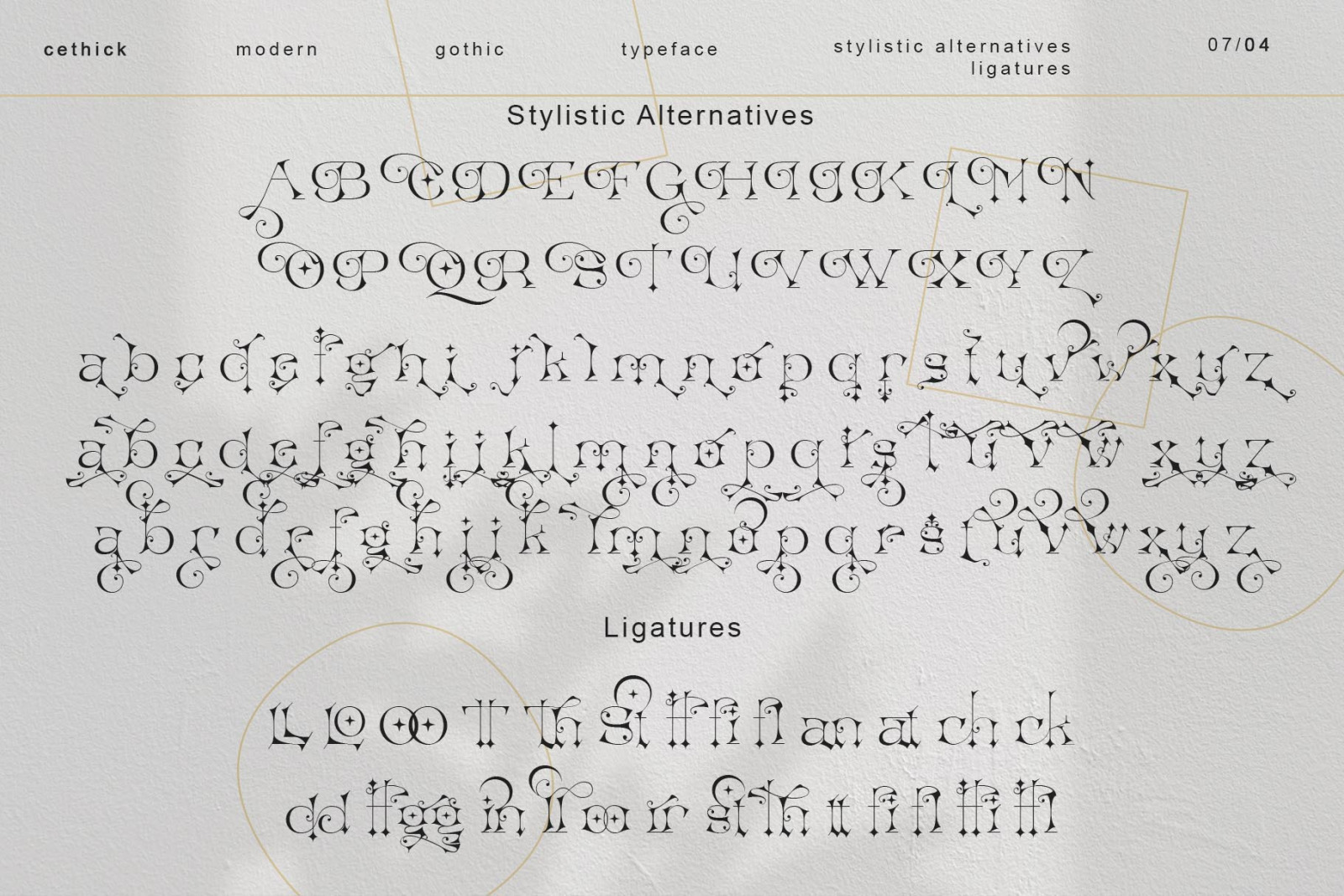 Cethik Font Cethik Font