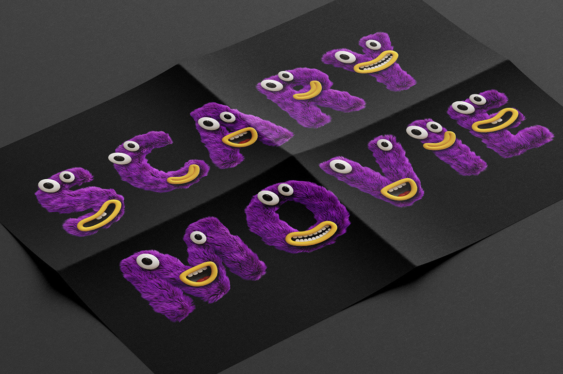 Happy Monster Font Happy Monster Font