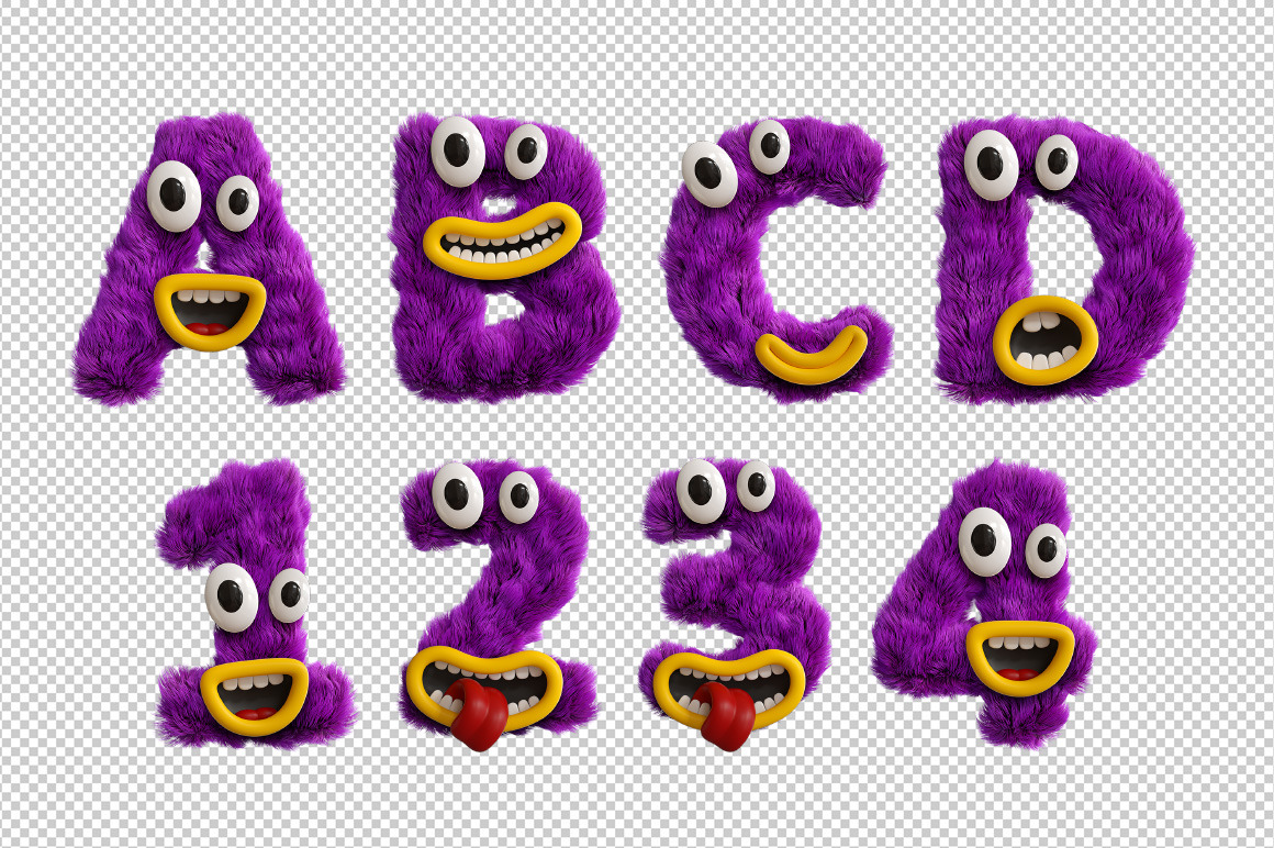 Happy Monster Font Happy Monster Font