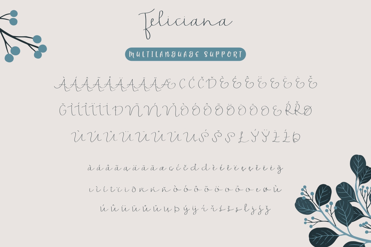 Feliciana Handwritten Font Feliciana Handwritten Font