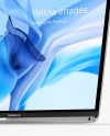 MacBook Air Silver Mockup